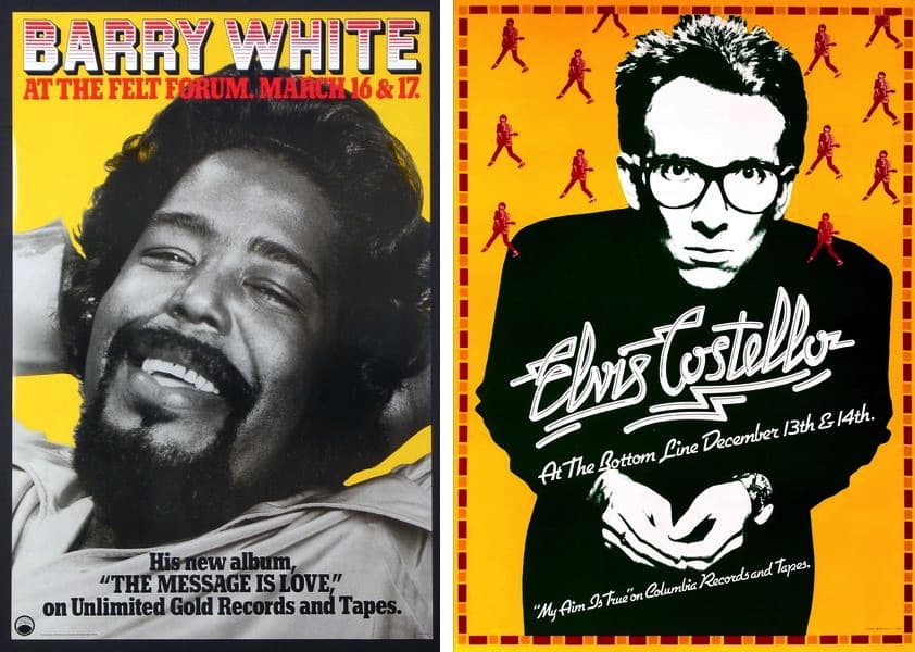 Barry White at the Felt Forum, 1979, Elvis Costello at The Bottom Line, 1977