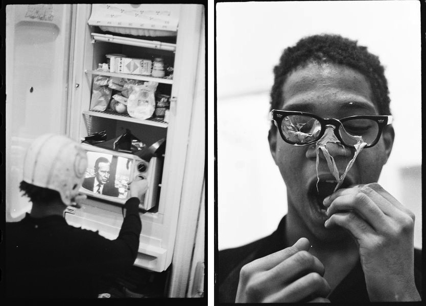 Basquiat performing in the apartment, c. 1979–1980, Basquiat performing in the apartment, c. 1979–1980