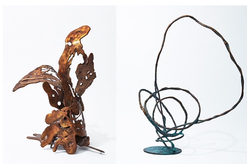 Left Camie Lyons - Alchemists Spill (another view) Right Camie Lyons - Forest Nymph