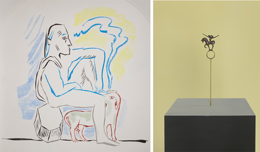 Left It is a Poor Heart That Never Rejoices, 2016 Right Ring, 2015