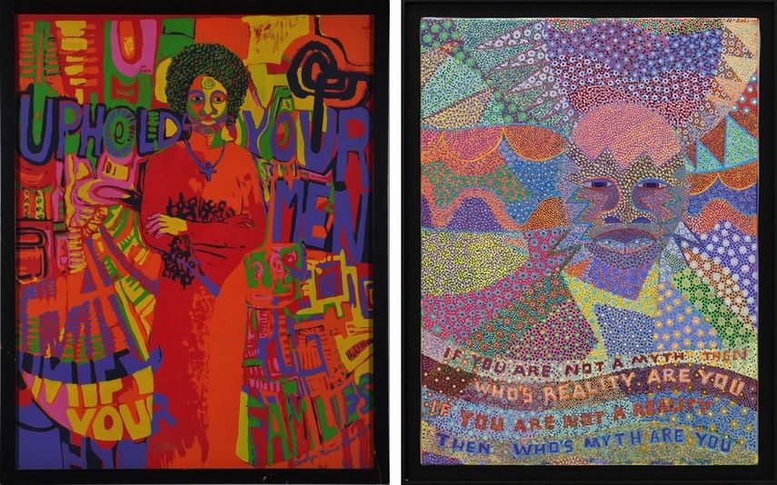 Carolyn Lawrance - Uphold Your Men, Unify Your Families, Gerald Williams - Portrait_Y, 1990
