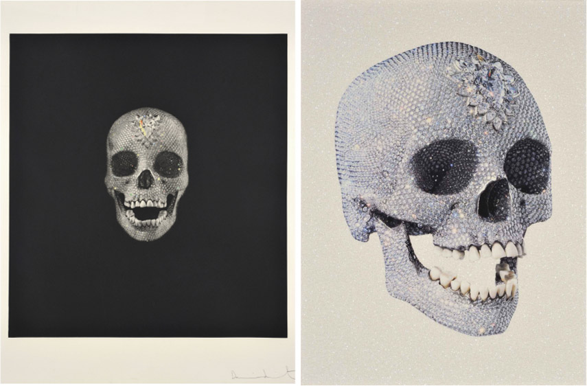 damien hirst skull