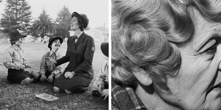 At a meeting of the Voortrekkers in the suburb of Whitfield, Boksburg. June 1980, 1980, Particulars - Woman With Pierced Ear, 1975