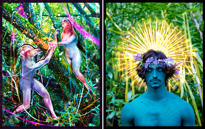 Left David LaChapelle - Lost and Found, 2015 Right avid LaChapelle - Behold, 2015