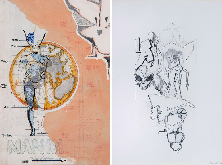 Man 101, 1992 Right Untitled, 1985