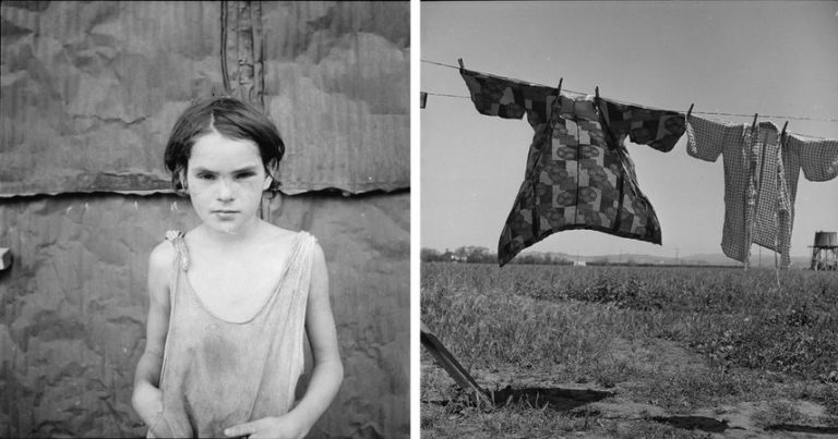 Dorothea Lange Damaged Child Shacktown Elm Grove Oklahoma