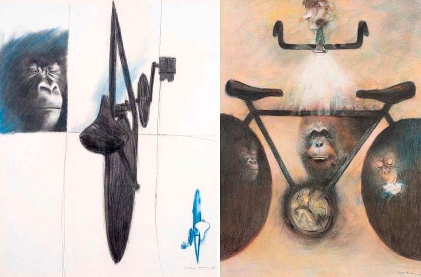 Left Dorothea Tanning - Message 9 Right Dorothea Tanning - Message 11