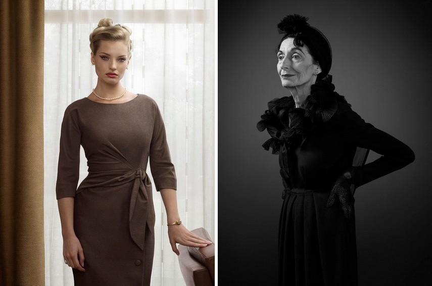 Left Erwin Olaf - Grief – Irene Portrait Right Erwin Olaf - Sephardic Jewish – Ellen