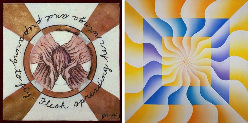 Flesh Spreading Her Wings and Preparing to Fly, 1974, Christina of Sweden (Great Ladies Series), 1973