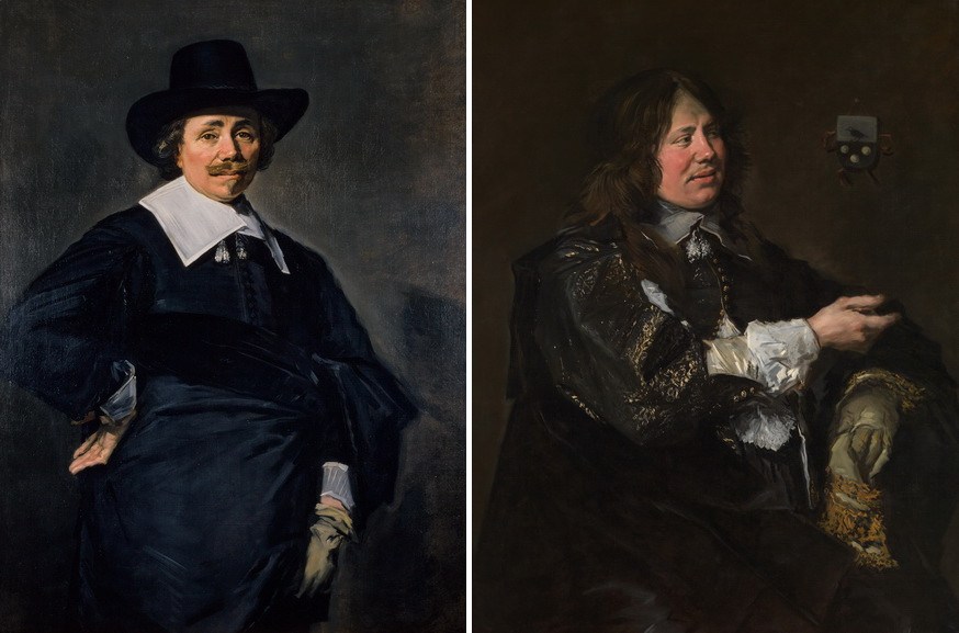 Left Frans Hals – A Ducth gentleman Right Frans Hals – Stephanus Stephanus Geraerdts