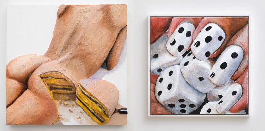 Left Gina Beavers - Cake Right Gina Beavers - Dice Nails