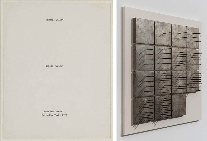 Giulio Paolini - Untitled, 1972-74 (detail), Günther Uecker - Plus Minus Nul, 1968