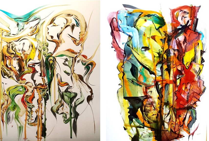 Left Goran Makeski - Evolution Right Goran Makeski - Refugees