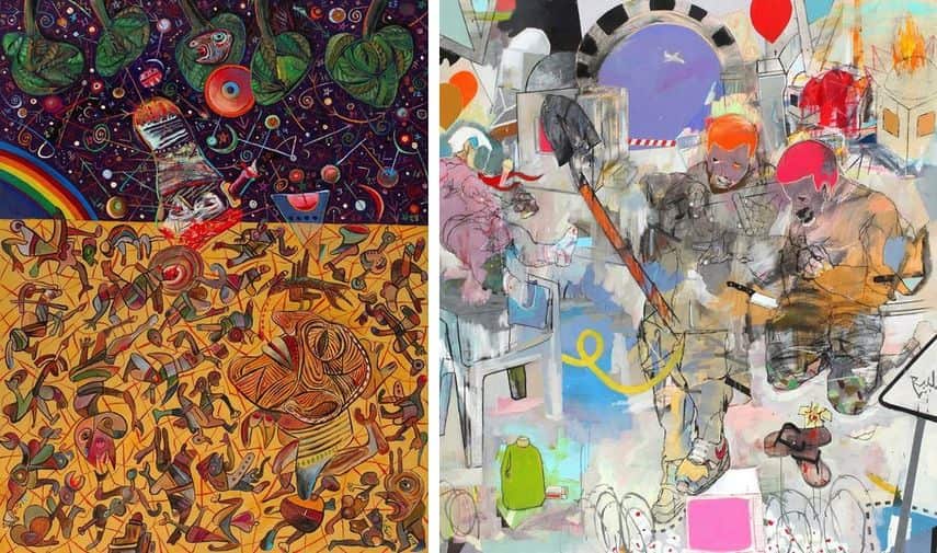 Gouider Triki - Le silence, 2015, Thameur Mejri - Consume your heritage, 2017; 154 international fair also takes place in marrakech