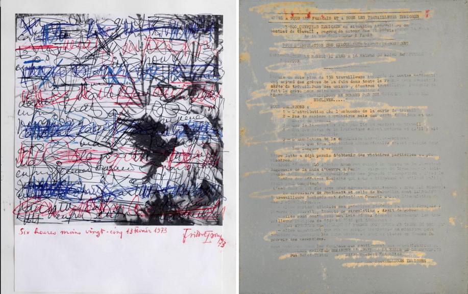 Left Isidore Isou - Twenty-Five to Six Right Gil J. Wolman - Appel A Tous Les Francais