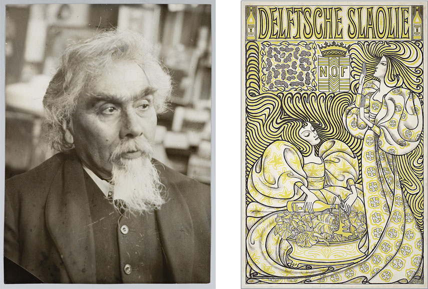 Left: Jan Toorop / Right: Jan Toorop - Delftsche Slaolie