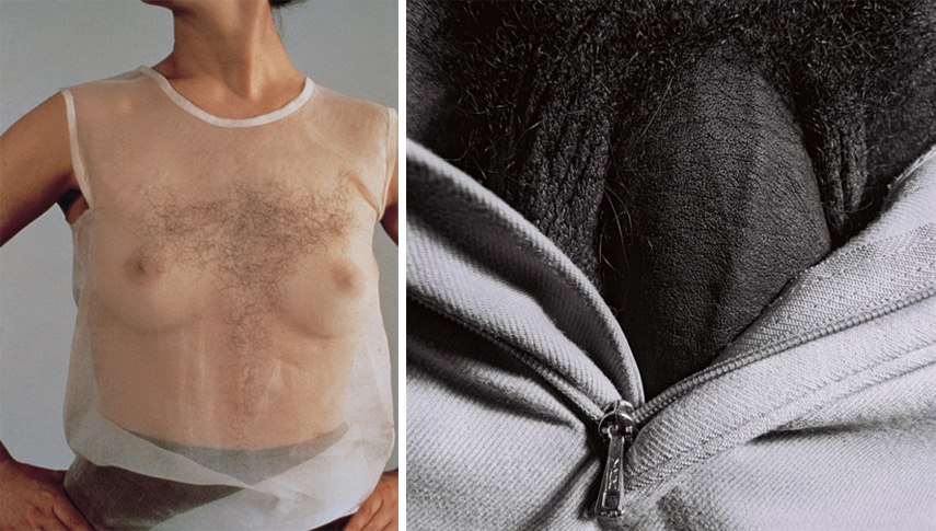 Jana Sterbak – Distraction, 1992, Herlinde Koelbl – From the series: Men, 1982