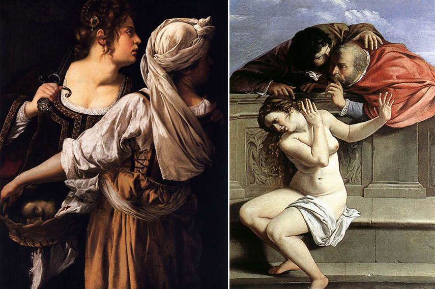 Artemisia Gentileschi - Judith and Her Maidservant and Susanna and the Elders