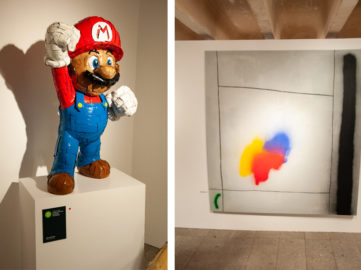 Left Laurence Vallieres Right SRGER Swinton Gallery Urvanity Art 2020