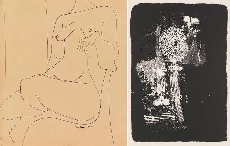 Left Louise Nevelson - Untitled Right Louise Nevelson - Untitled