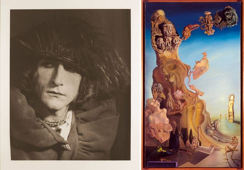 Left Man Ray - Portrait of Rrose Selavy Right Salvador Dali - La Mamoire