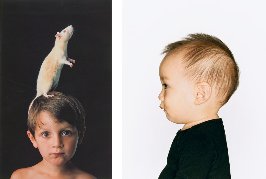 Left Maria Marshall - Future Perfect, 1998 Right Bettina von Zwehl - Profiles III, No. 6, 2005