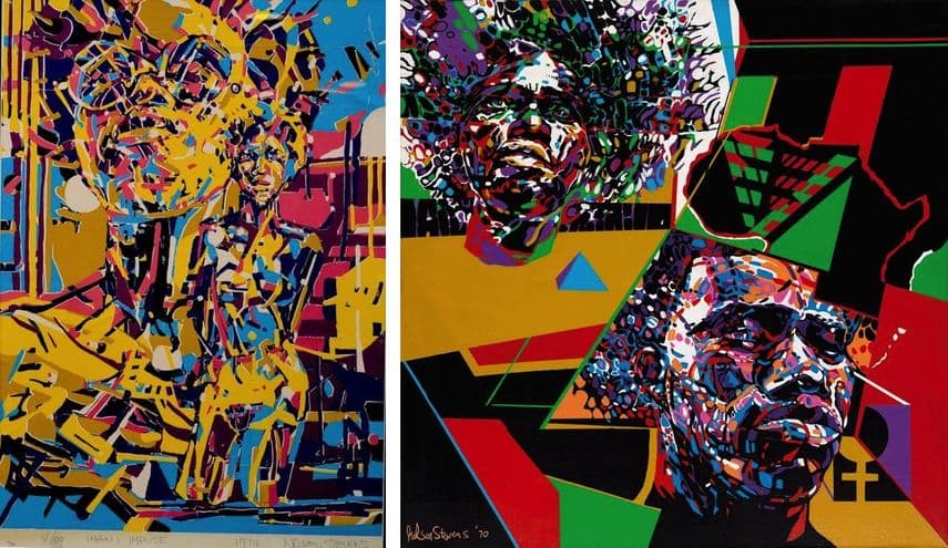 Nelson Stevens, Imani Impulse, 1972, Nelson Stevens - Jihad Nation, 1969, africobra movements