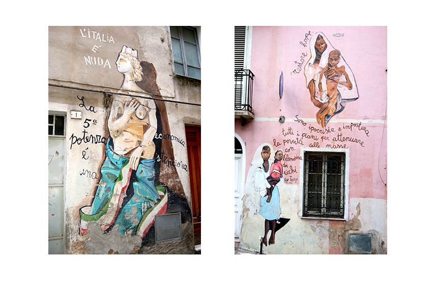 sardinia, mural, graffiti art