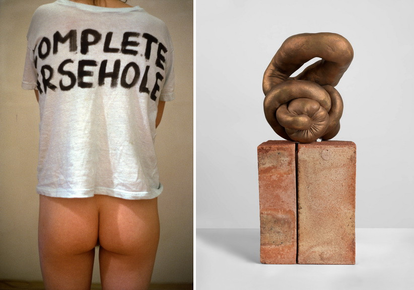 Left Sarah Lucas - Complete Arsehole Right Sarah Lucas - Hard Nud