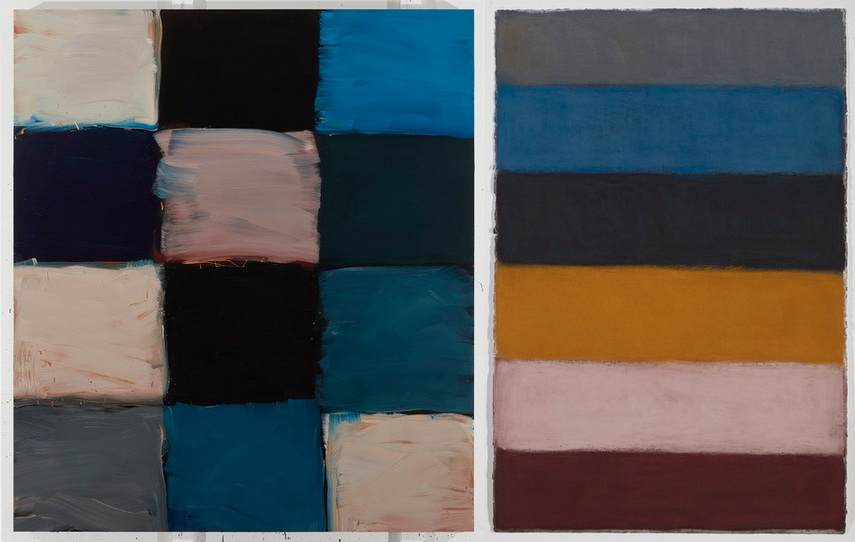 Left Sean Scully - Robe Magdalena Right Sean Scully - Landline
