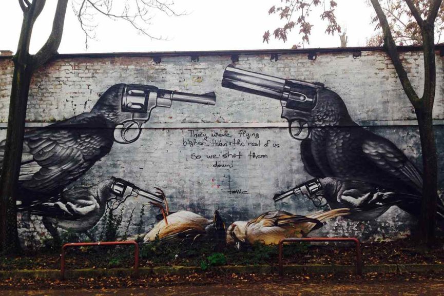 Flying to Freedom: 10 Street Artists Who Love to Paint Birds ...