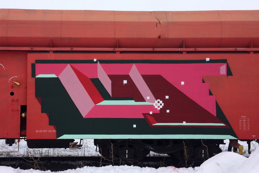 The art of Lost Optics is perhaps the best example of Romanian street interventions