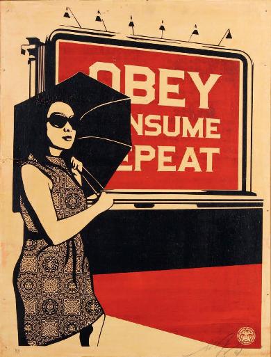 Lot 52 - Obey Billboard Consume, 2008 -AP