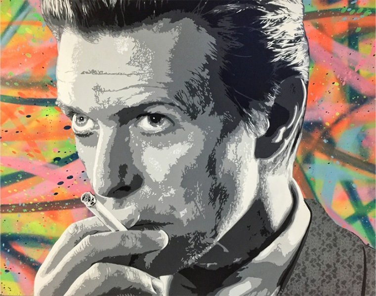 The artist has just opened a new gallery and studio in france