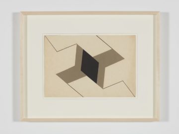 Lygia Clark - Estudo para Planos em superfície modulada (Study for Planes in modulated surface), 1957 - this april at dallas art fair