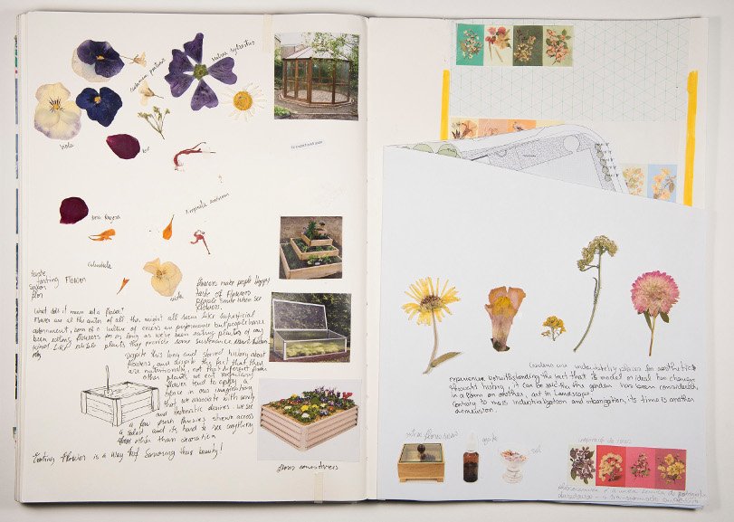 Marisa Benjamim - Preparatory sketches for Hortus Deliciarum