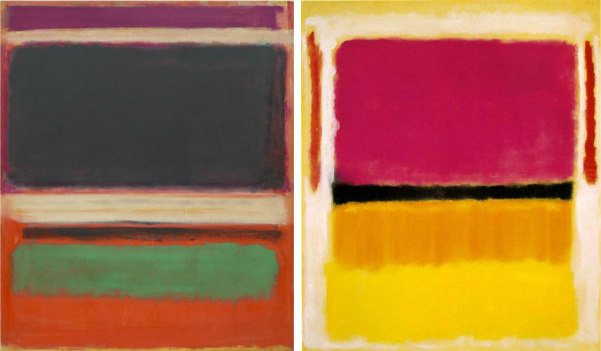 Homage to Mark Rothko: Orange/Magenta/Purple No. 3