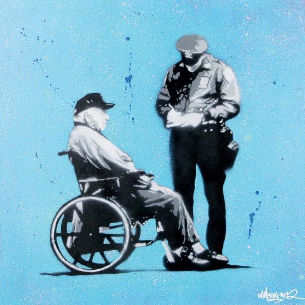 Martin Whatson - Ticket, 2012 (60 x 60 cm)