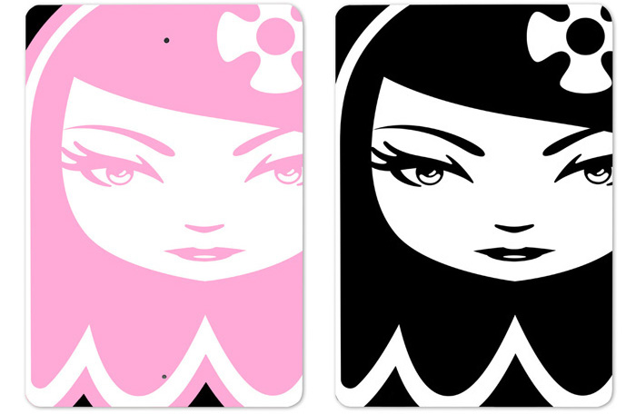 Matt Siren - Pinky, 2008 and Ghost Girl, 2008