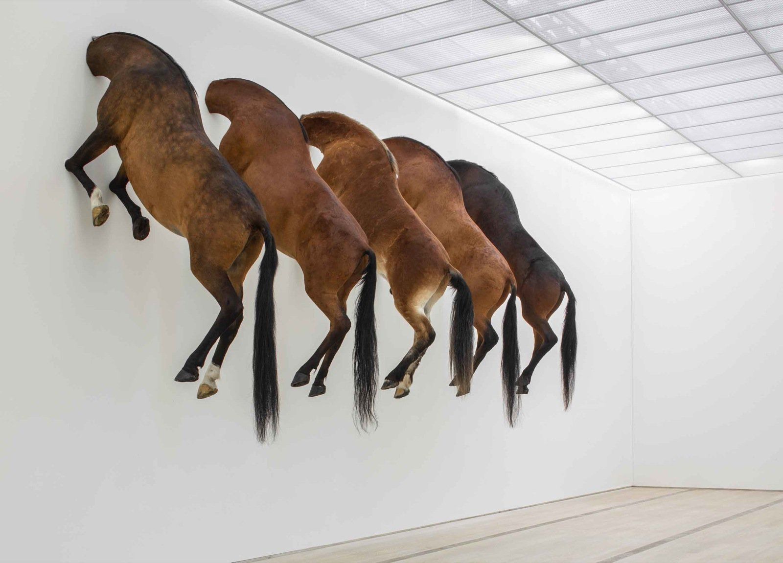 5 maurizio cattelan works of art that are not banana or gold