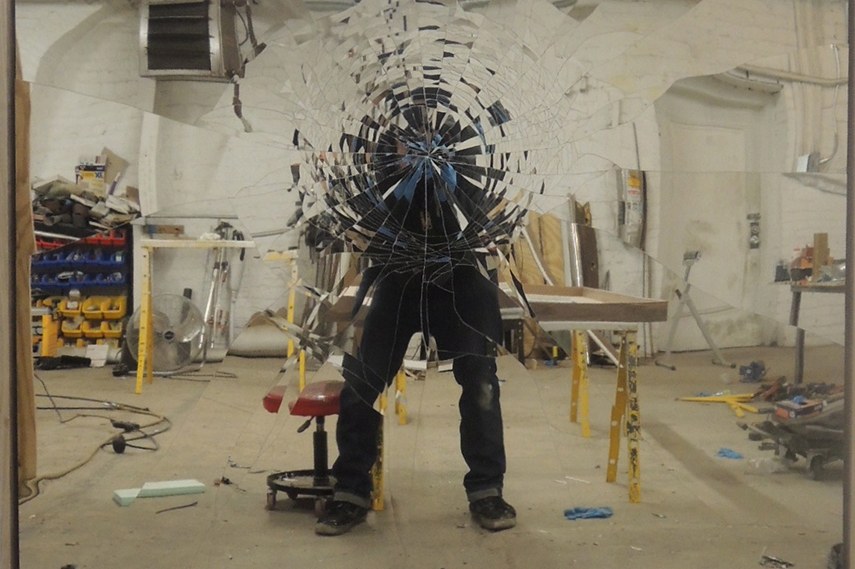 Michael Brown in the studio