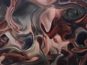 Milan Hrnjazovic - Lovers, 2012; paper art for valentines