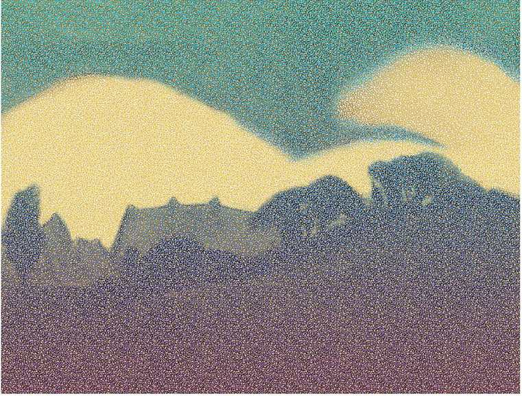 Milton Glaser - Yellow Cloud