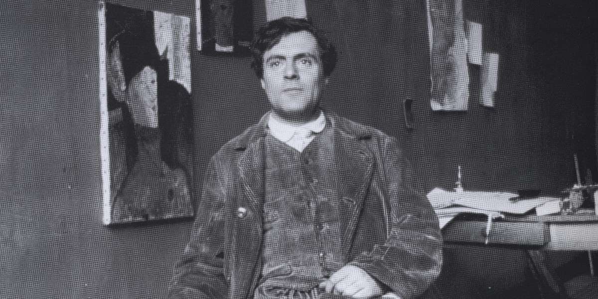 Biography Of Amedeo Modigliani Widewalls   Modigliani At Bateau Lavoir 1915 