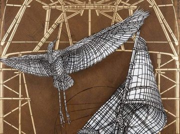 Monkeybird - Le Phoenix (detail), 2017