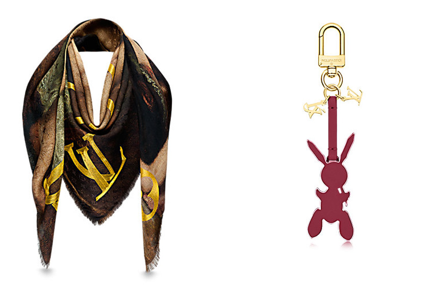 Jeff Koons x Louis Vuitton Masters Collection Rabbit Bag Charm