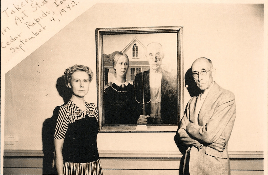 American Gothic Meaning Grant Wood Painting Interpretation