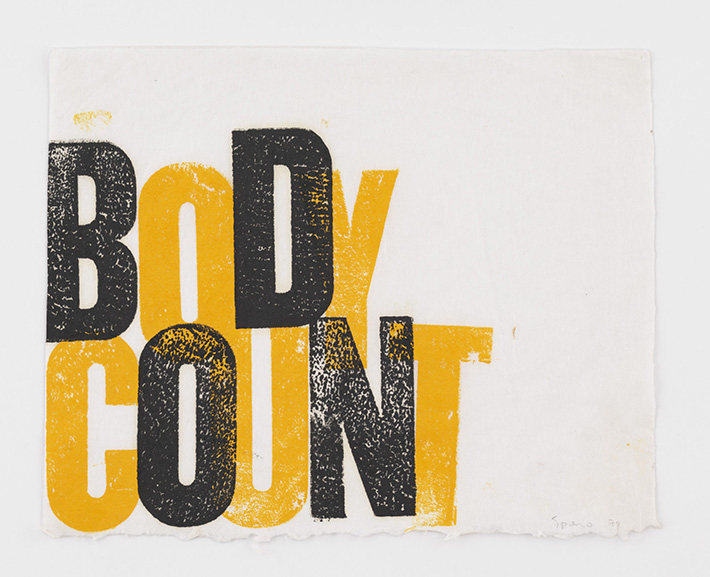 Nancy Spero - Body Count, 1974