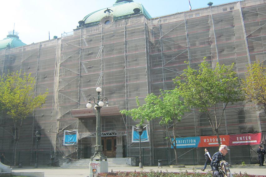 art collection, museum storage