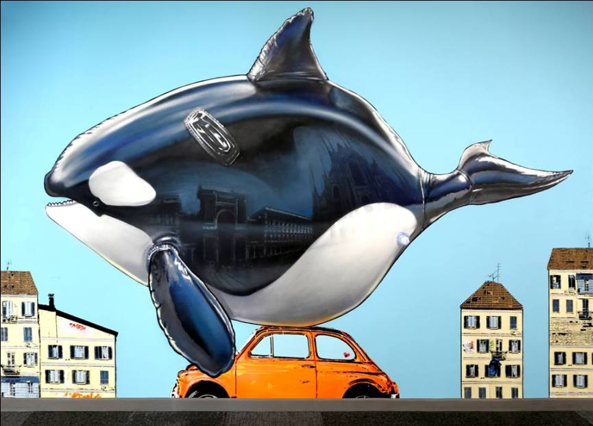 NeverCrew Facebook Milano mural